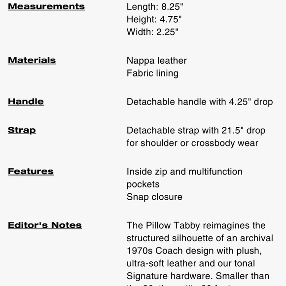 Brand new condition Coach Yellow Pillow Tabby Bag 20 - Picture 5 of 7